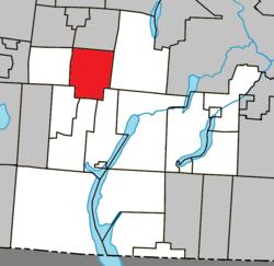 Eastman Quebec location diagram